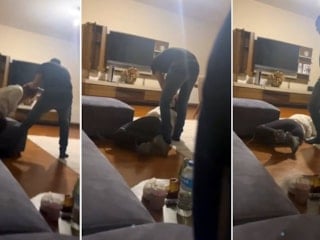 Ensonhaber yeni görüntülere ulaştı: Ejegül Ovezova’yı bağlayıp yerde sürükledi