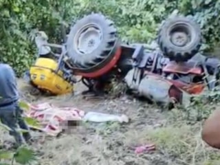 Sakarya'da ilaçlama tankının altında kalan kadın öldü