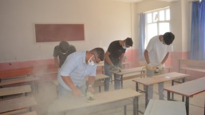 Mardin'de meslek lisesi öğrencilerinden takdir toplayan davranış