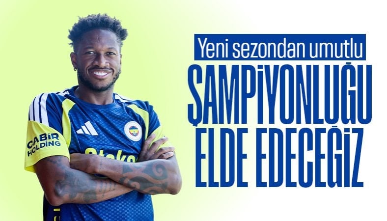 Fred: Umut ediyorum ki şampiyonluğu elde edeceğiz