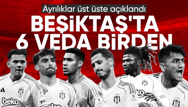Resmen açıklandı! Beşiktaş'ta üst üste ayrılıklar