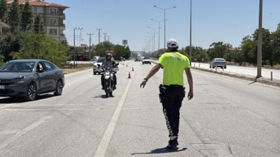 Konya-Ankara yolunda NATO Zirvesi denetimleri