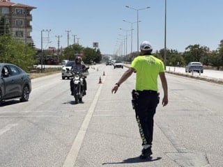 Konya-Ankara yolunda NATO Zirvesi denetimleri