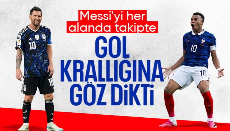 Kylian Mbappe, gol krallığına göz dikti
