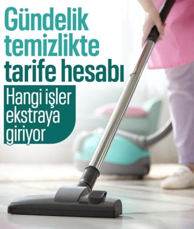 Gündelikçi fiyatları ekstra temizlik talebine göre değişiyor