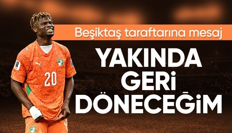 Emmanuel Agbadou'dan Beşiktaş taraftarına mesaj