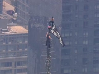 New York'ta Empire State binasında evlilik teklifi
