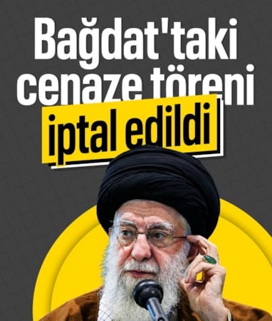 Bağdat'taki cenaze töreni iptal edildi