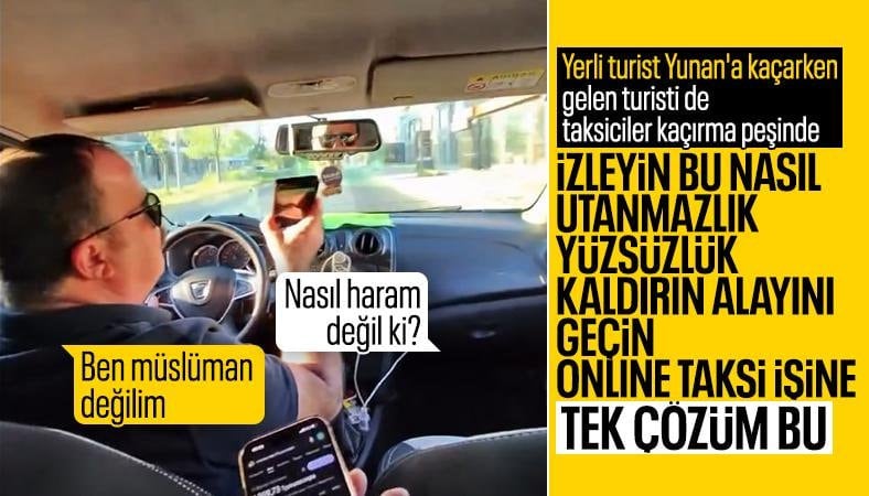 Antalya’da taksici ile turist arasında taksimetre anlaşmazlığı