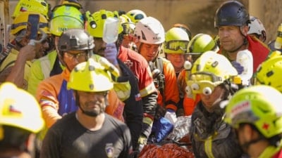 Venezuela'da 44 yaşındaki Flores, 8. günde sağ kurtarıldı