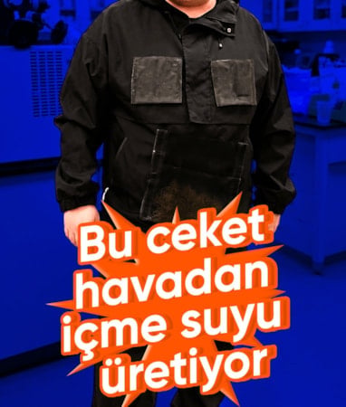 Bilim insanları, havadan içme suyu üreten ceket geliştirdi