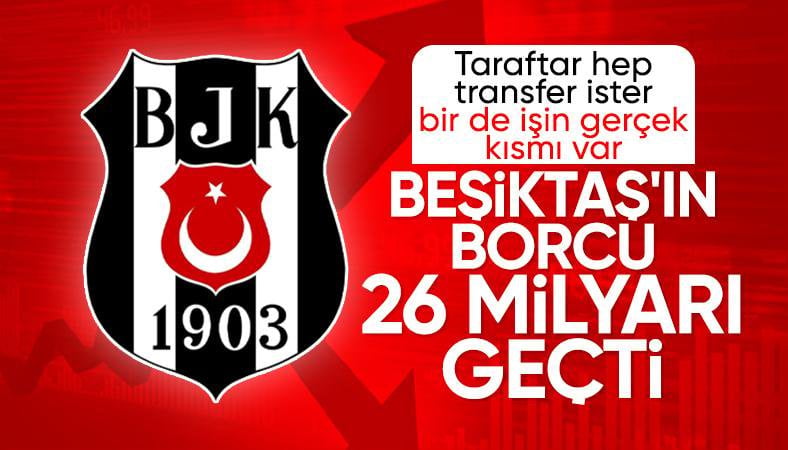 Beşiktaş'ın borcu belli oldu