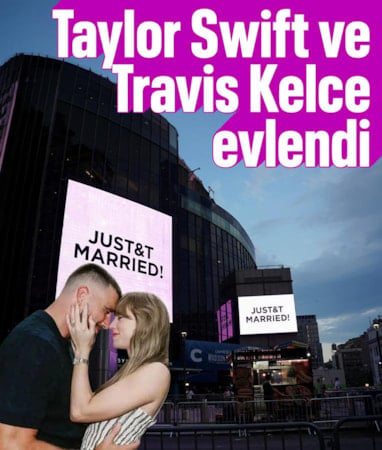 Taylor Swift ve Travis Kelce çifti, New York'ta evlendi
