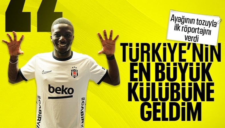 Beşiktaş'ın yeni transferi Kassoum Ouattara: Meydan okumaya geldim