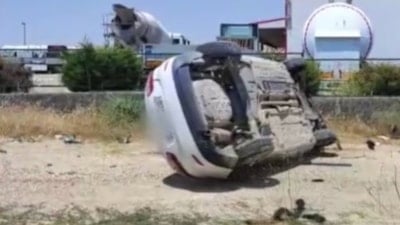 Gaziantep'te otomobil takla attı: 7 yaşındaki çocuk hayatını kaybetti