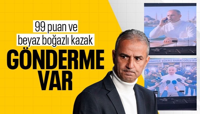Galatasaray'ın şampiyonluk kutlamasında Fenerbahçe'ye gönderme: '99 puan' detayı dikkat çekti