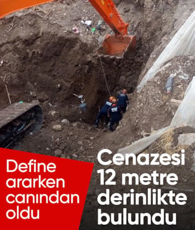 Eskişehir'de define ararken enkaz altında kaldı