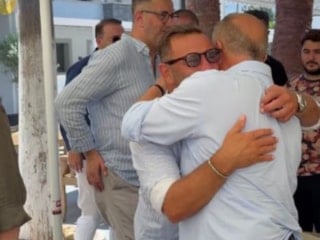 Galatasaray'ı dört sene üst üste şampiyon yapan iki teknik direktör kahvaltıda buluştu