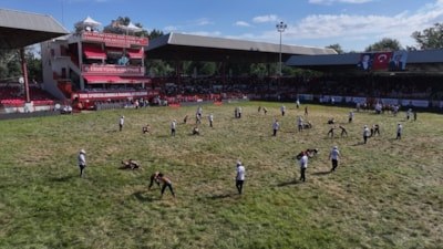 Kırkpınar Yağlı Güreşleri'nde son gün müsabakaları başladı