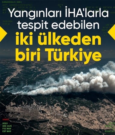 Orman yangınlarıyla mücadelede İHA dönemi