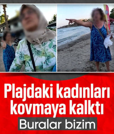Seferihisar'da plajda oturan iki kadın sözlü saldırıya uğradı: Buralar bizim