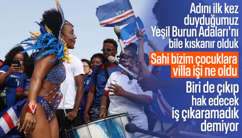 Yeşil Burun Adaları Milli Takımı, coşkuyla karşılandı