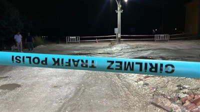 Burdur'da şiddetli yağış: Köprüde çökme yaşandı