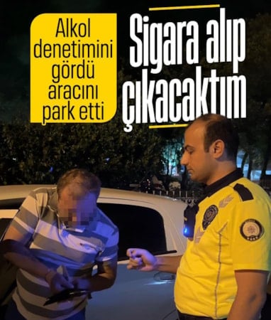 Bursa'da alkollü sürücünün yalanını polis yemedi