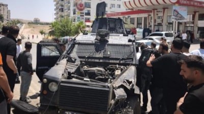Şırnak'ta polis aracı takla attı: İki polis memuru yaralandı