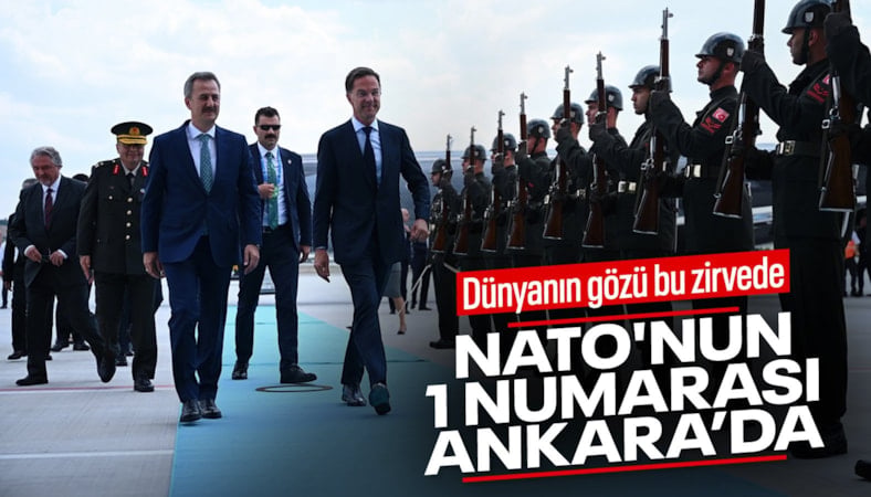 NATO Genel Sekreteri NATO Zirvesi için Ankara'ya ulaştı