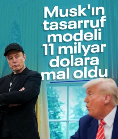 Musk'ın DOGE dönemi sona erdi: 11 milyar dolara mal oldu