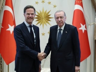 Cumhurbaşkanı Erdoğan NATO Genel Sekreteri Rutte'yi kabul etti