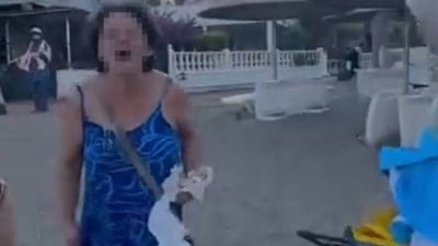 İzmir'de plajdaki sözlü saldırıda gözaltına alınan şüpheli kadın hakkında adli kontrol kararı