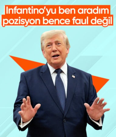 Donald Trump'tan Balogun ve kırmızı kart açıklaması: O bir faul değildi, birbirlerine çarptılar