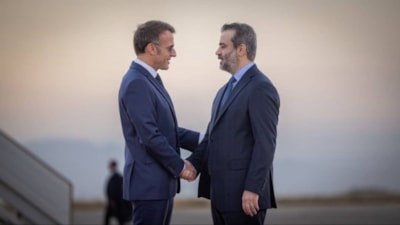 Fransa Cumhurbaşkanı Macron Suriye'de