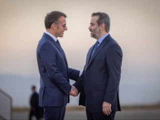 Fransa Cumhurbaşkanı Macron Suriye'de