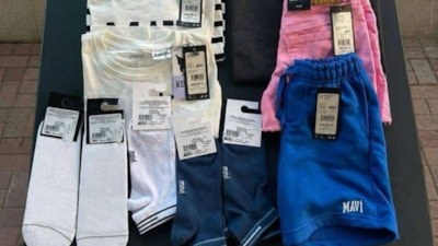 Aydın'da AVM'deki mağazadan 10 bin 500 liralık kıyafet çalan şüpheli yakalandı
