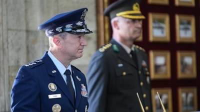 ABD Genelkurmay Başkanı Dan Caine'den Anıtkabir'e ziyaret