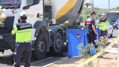 Aydın'da beton mikserinin çarptığı 70 yaşındaki kadın yaşamını yitirdi