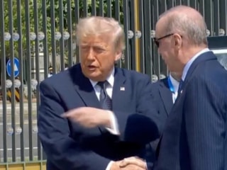 Donald Trump'ın konvoyu Beştepe'ye ulaştı