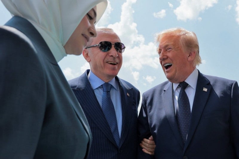 ABD Başkanı Trump’tan Cumhurbaşkanı Erdoğan’a övgü dolu sözler: Türkiye’nin çok güçlü lideri var