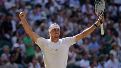Wimbledon'da Alexander Zverev çeyrek finale çıktı
