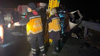 Tekirdağ'da tırdan ayrılan dorse kazaya sebep oldu: 3 ölü