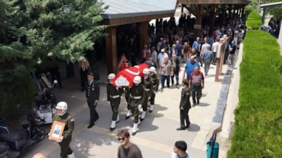 Kıbrıs Gazisi İlyas Çal askeri törenle son yolculuğuna uğurlandı