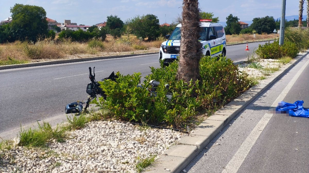 Denizli'de motosiklet kazası can aldı