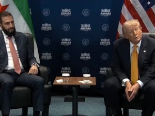 Donald Trump: Şara herkesin saygı duyduğu bir isim, Suriye terör listesinden çıkacak