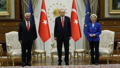 Cumhurbaşkanı Erdoğan Ursula von der Leyen ve Costa ile görüştü