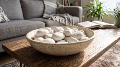 Salona bir kase beyaz taş koymanın şaşırtan faydası! Japonlar yıllardır uyguluyor