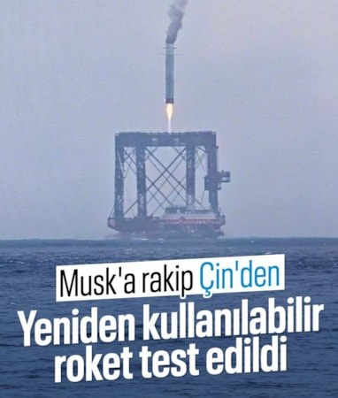 Çin, yeniden kullanılabilir uzay roketinin inişini başarıyla gerçekleştirdi