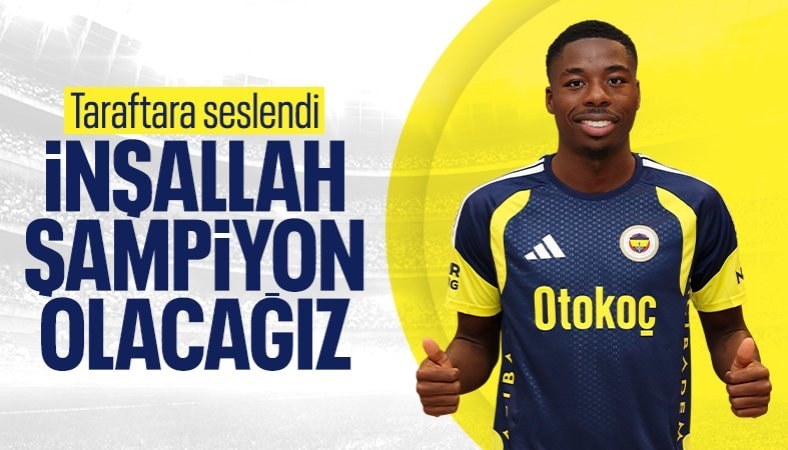 Anthony Musaba: İnşallah şampiyon olacağız